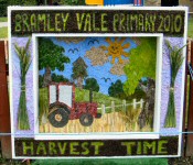Bramley Vale Primary School Well Dressing