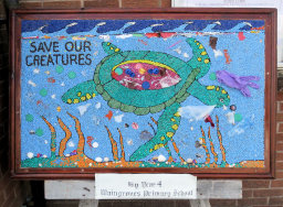 Waingroves Primary School Well Dressing