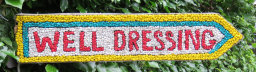 Decorated Direction Sign