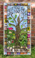 Blue Box Well Dressing