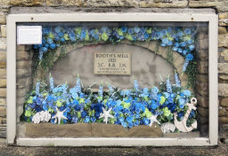 Floral display at Booth&rsquo;s Well