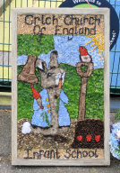 Crich Infant School Well Dressing